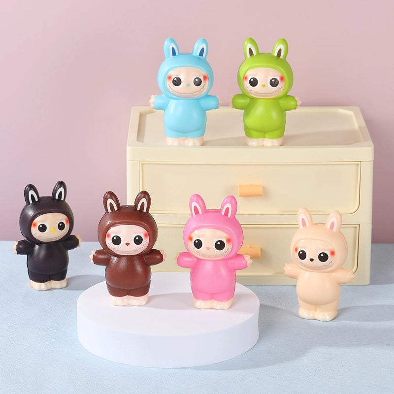 New Rabbu Children's Cute Pinch Music Pu Slow Rebound Decompression Artifact Toy Desktop Ornaments Manufacturers In Stock
