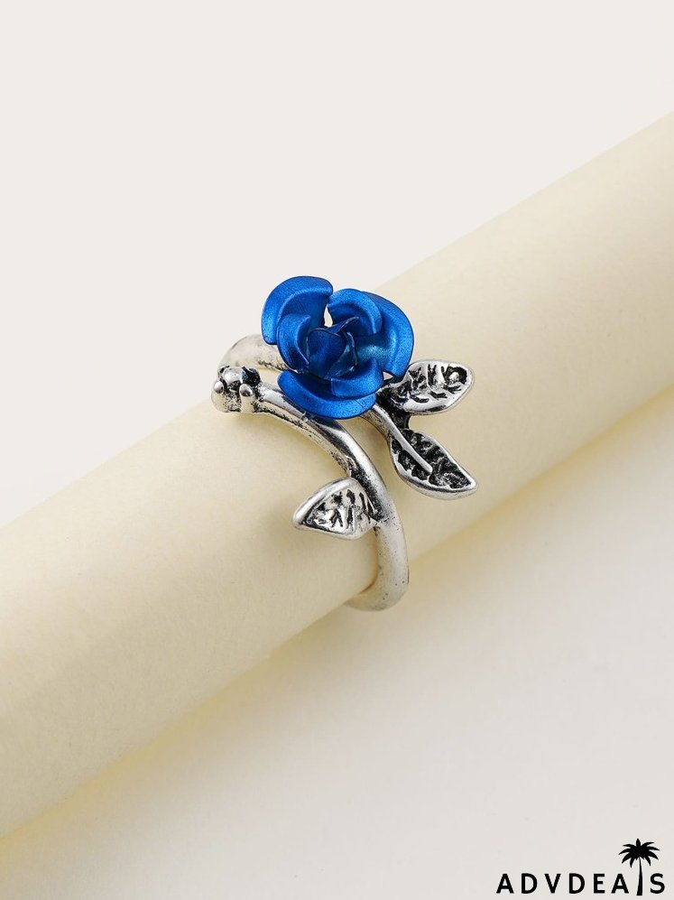 Flower Decor Wrap Ring