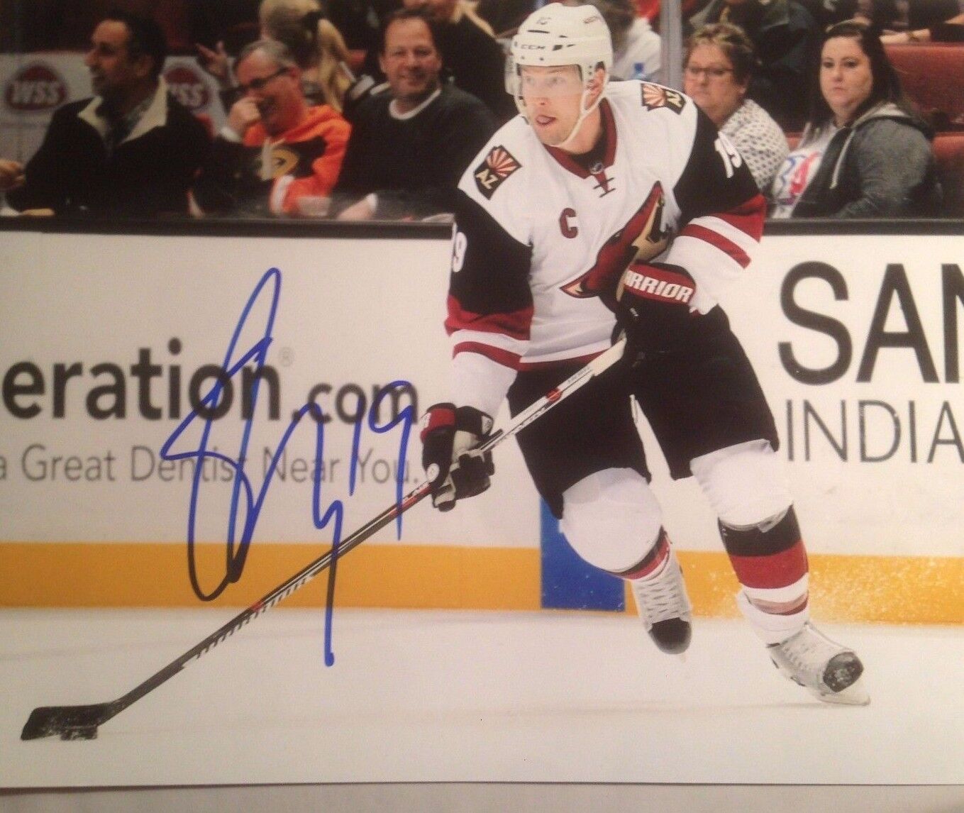 SHANE DOAN ARIZONA COYOTES AUTOGRAPH Photo Poster painting Hand Signed GLOSSY 8x10