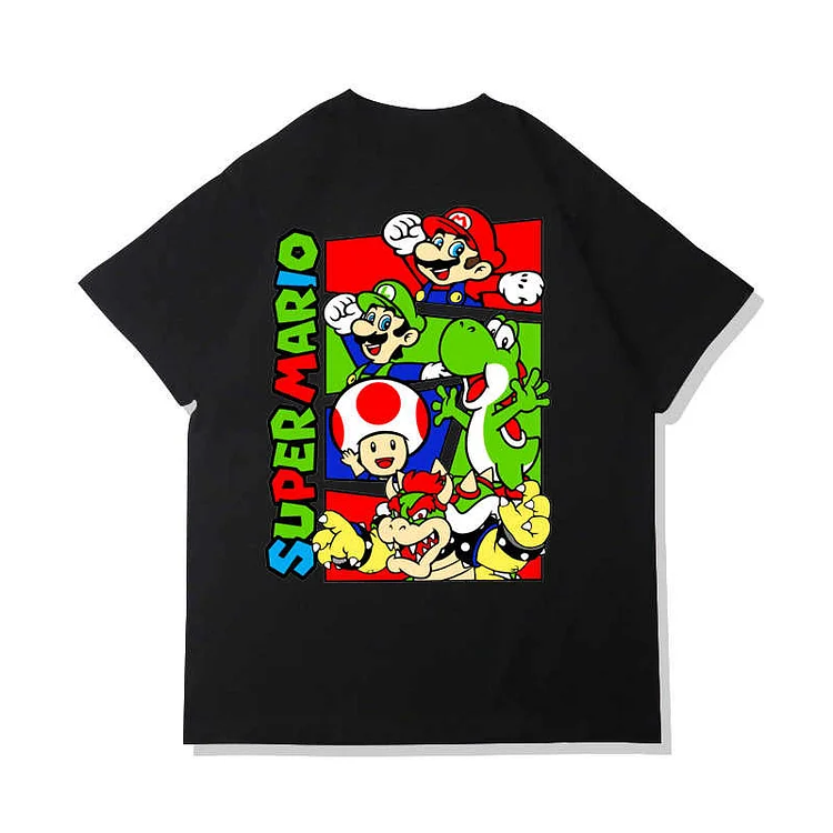 Pure Cotton Super Mario Game T-shirt weebmemes