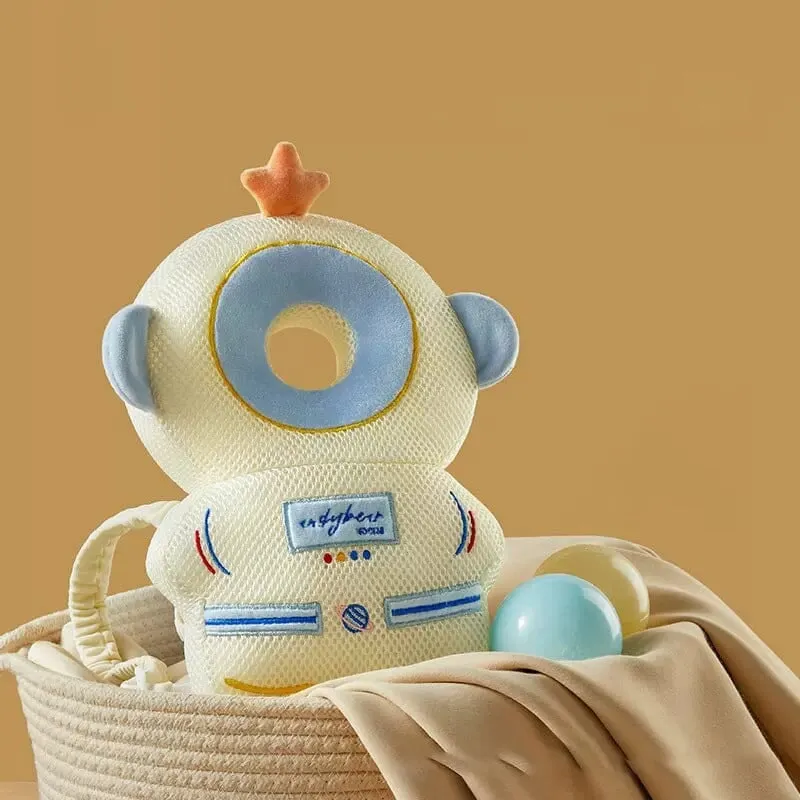 Sac à Dos Protection Tête Bébé – Coussin Amortisseur Réglable, Design Espace, Pour Apprentissage Marche Et Rampement
