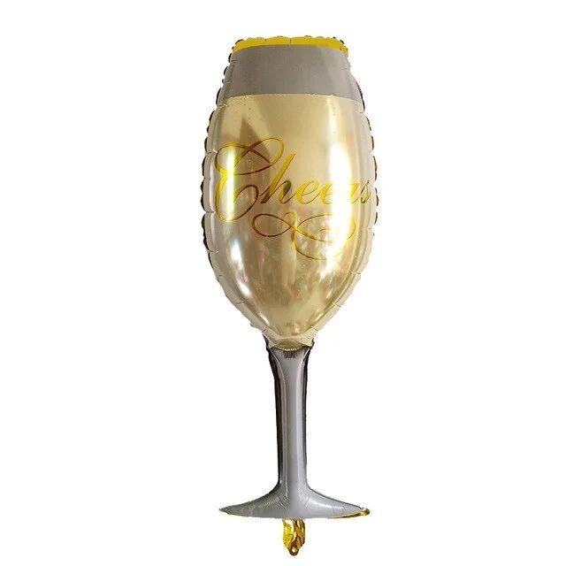Champagne Cup/Beer Foil Balloons Party Decorations Adult Kids Balloon Father Happy Birthday Ball Event Party Supplies