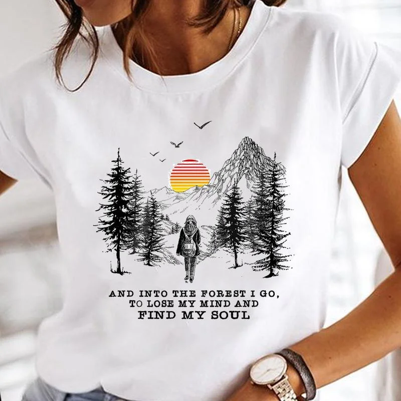 Women Dragonfly Sunflower Casual T shirt Girl Fashion Female Tops Print Mujer Camisetas Cartoon Ladies Graphic T-Shirt,Drop Ship