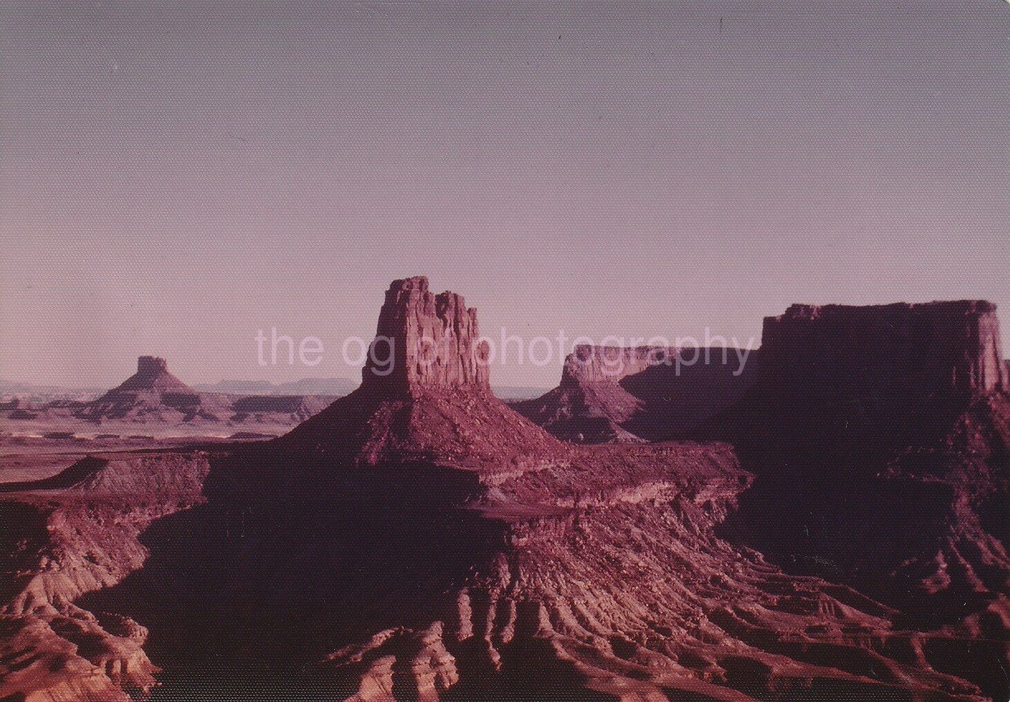 Southwestern Buttes FOUND Photo Poster paintingGRAPH ColorOriginal AMERICA 811 20