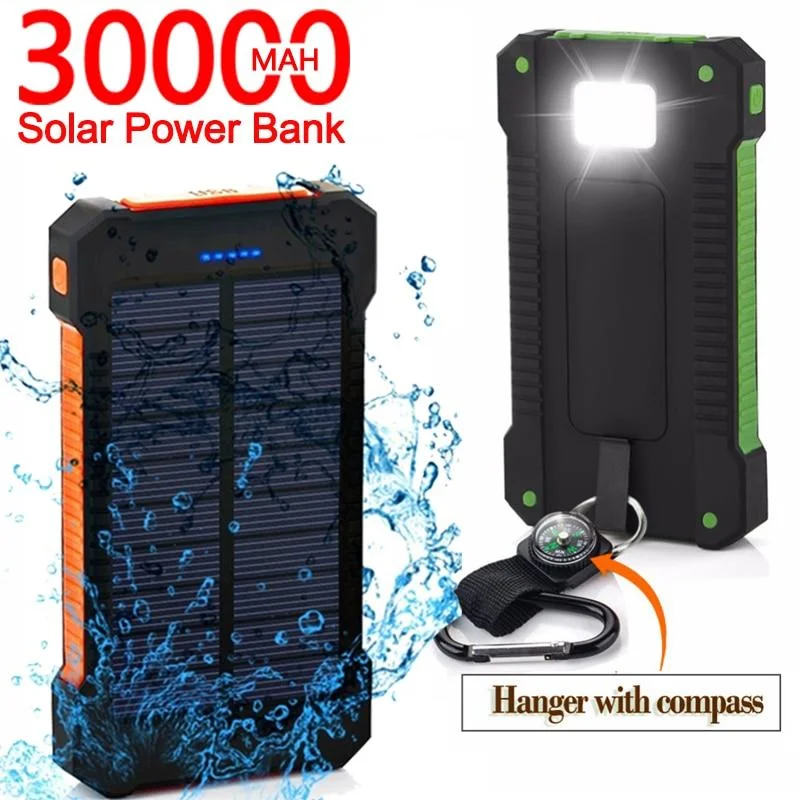 30000Mah Large-Capacity Solar Power Bank | IFYHOME