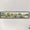 European Town-11CT Stamped Cross Stitch 217*45cm/85.43*17.72in (Big Size)
