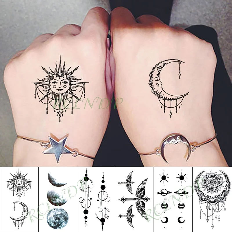 Waterproof Temporary Tattoo Sticker Love Heart Heartbeat Fake Tatto sexy clavicle Hand Arm Flash Tatoo for Kid Girl Men Women