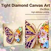 Pre-Framed 3D Rhinestones Butterfly With Artificial Flower Diamond Painting DIY Craft Kit 