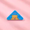20PCS Adorable Cartoon Panda Bear Triangle Bookmark Paper File Organizing Clips Student Stationery Pins