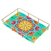 Acrylic Special Shaped Mandala Pattern 5D Diamond Painting Tray Art Craft Decor