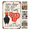 (Multi Style)Chicken - Metal Tin Signs(12*16Inch) - Animal