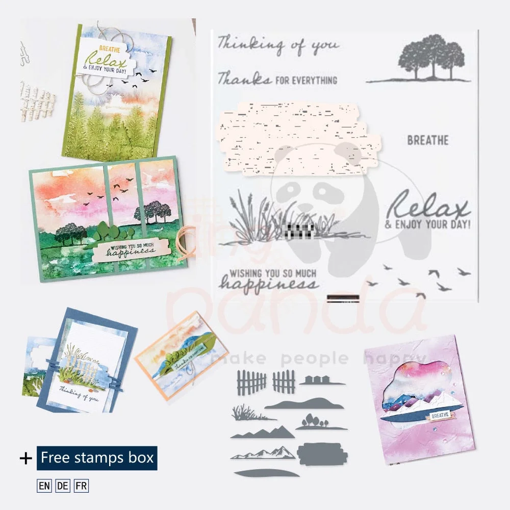 2022 New Metal Cutting Dies And Stamps Clear Silicone Stamps For Scrapbooking DIY Paper Photo Cards Cutting Dies Craft Cuts