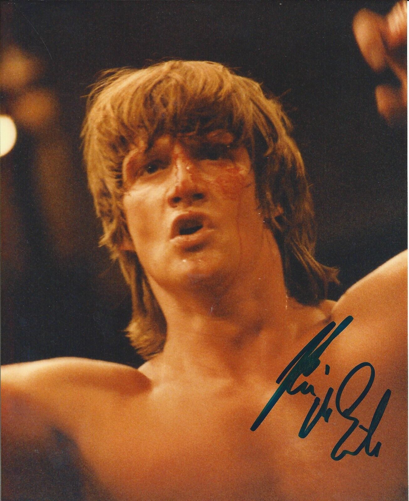 Kevin Von Erich autographed 8x10 #3WCCW NWA WWE HOF