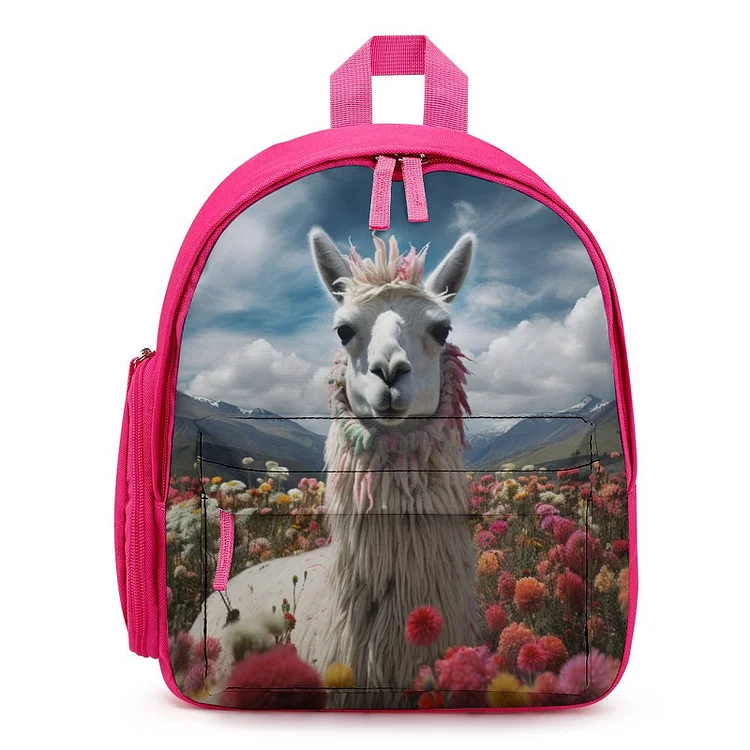 Children's Simple Schoolbag FIELD LAMA  customized, personalized, gift