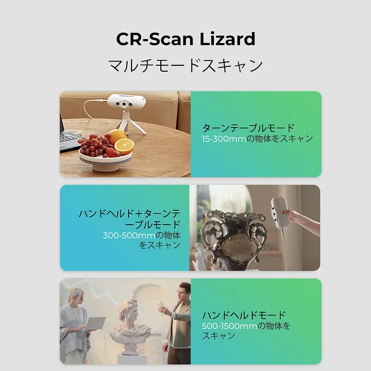 CR-Scan Lizard 3Dスキャナープレミアムコンボ