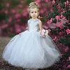 Girl Bridesmaid Dresses Birthday Fashion Party Sequin Princess Dresses 3-8T - honeylives