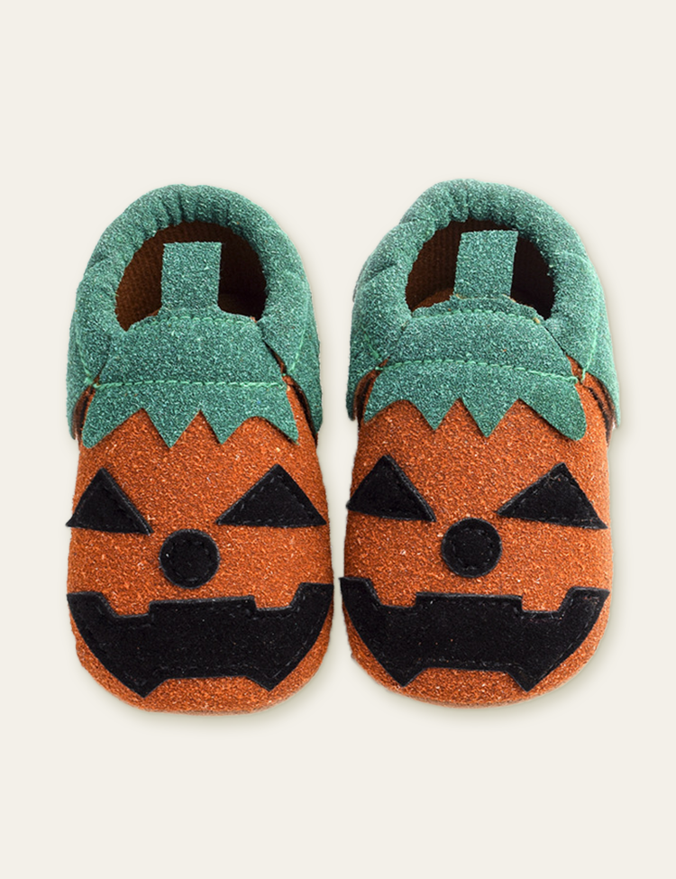 Halloween Pumpkin Baby's Shoes