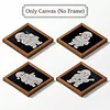 12Pcs DIY Pearl Painting Santa Claus for Home Wall Decor(15x15cm)