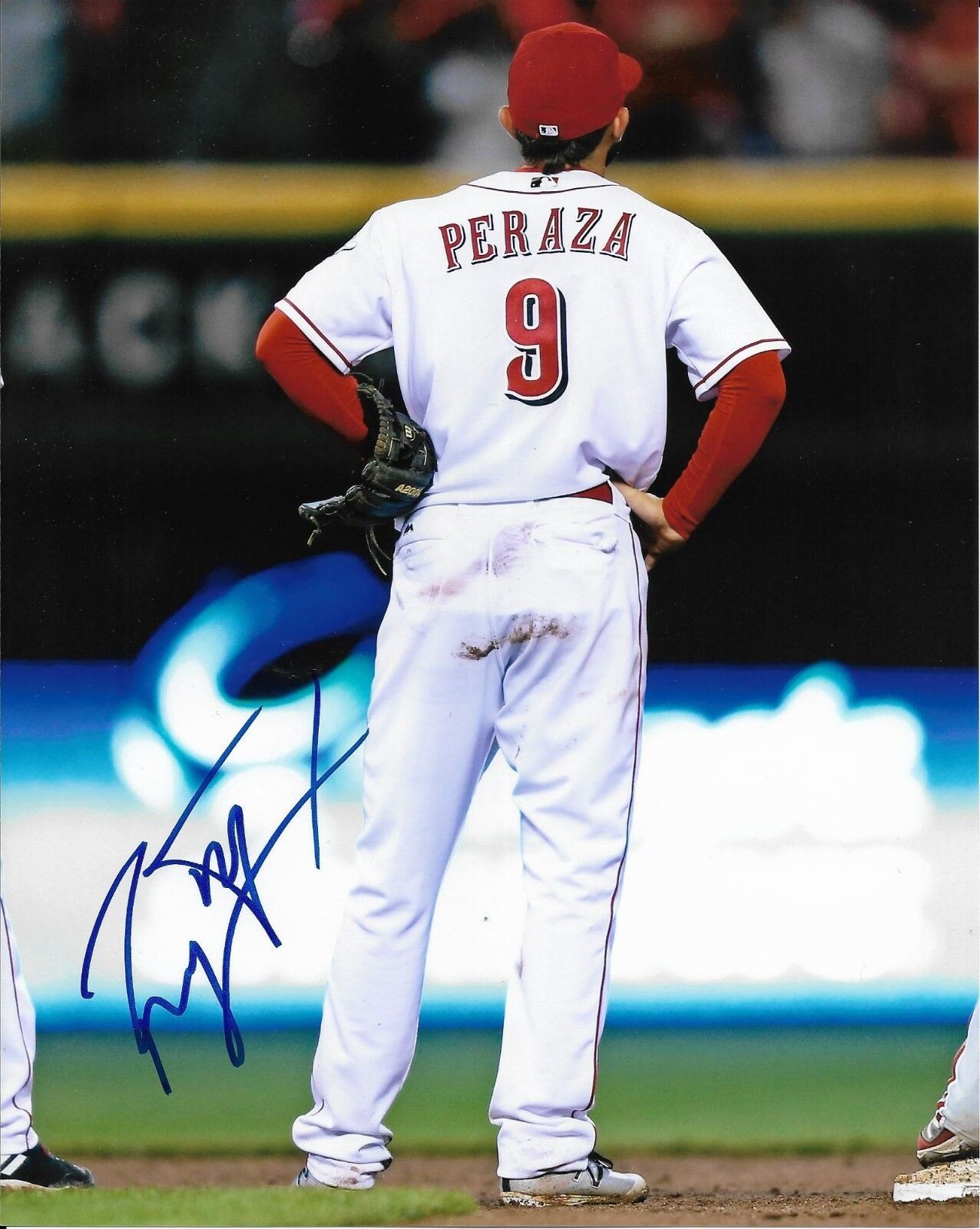 JOSE PERAZA signed autographed CINCINNATI REDS 8x10 Photo Poster painting w/COA