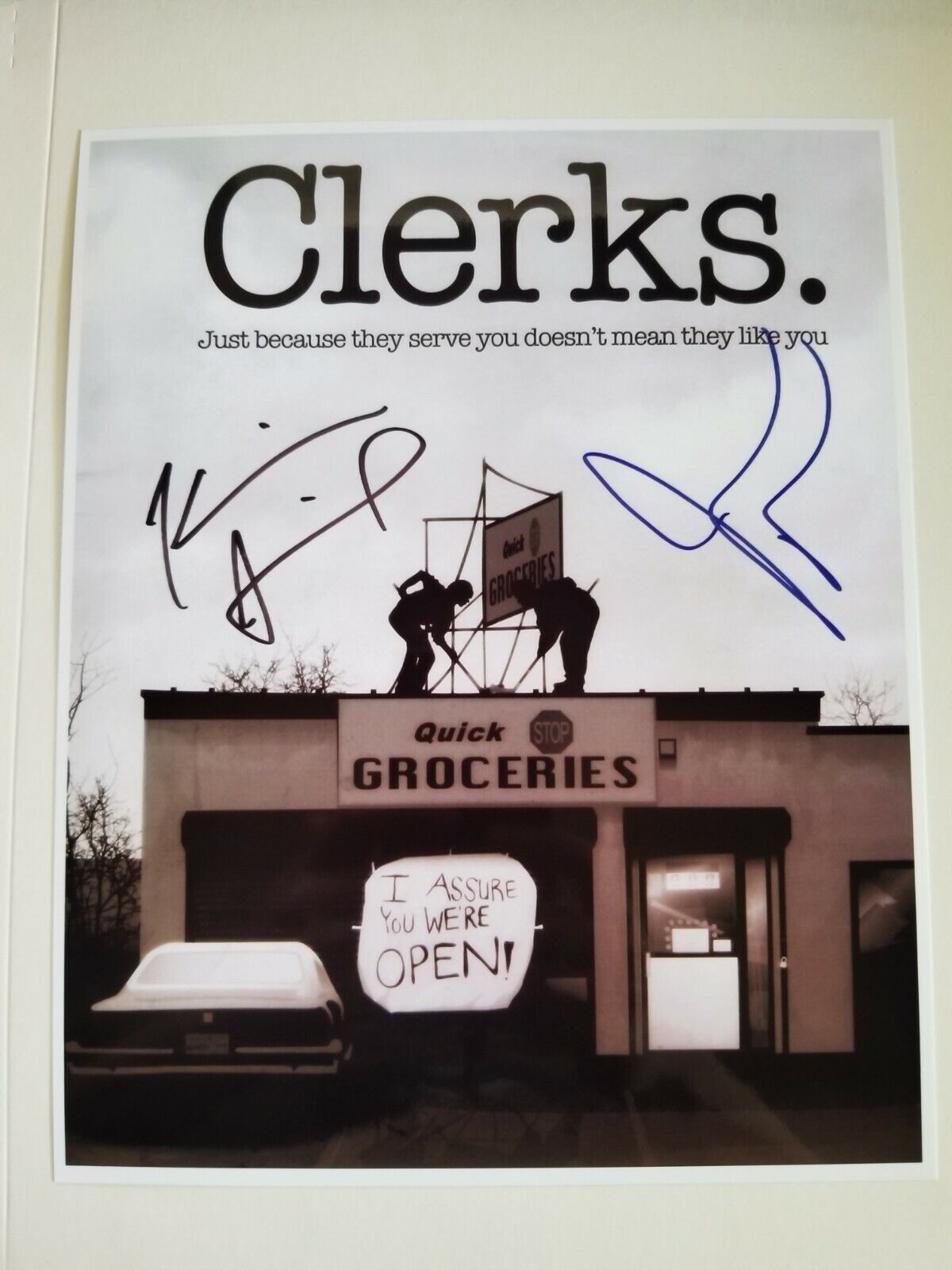 Clerks Kevin Smith Signed 8x10 Photo Poster painting RP -  Shipping! Jay & Silent Bob