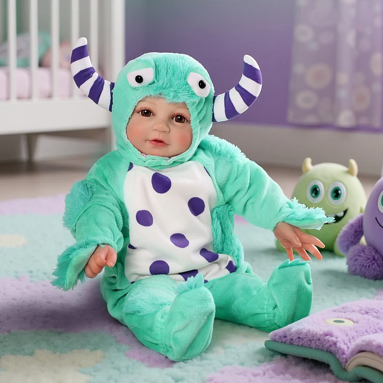 Babeside Smiling Reborn Baby Leon 20'' Little Infant Boy Best Gift for Kids