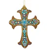 DIY Diamond Painting Special Shape Drills Cross Decoration Pendant Kit