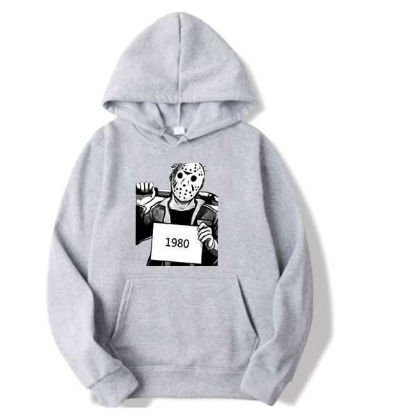Fashion Men's Women Jason Voorhees Print Simple Hoodie Tops Men's Women Personalized Hoodie Graphic Hoodie - Shop Trendy Women's Fashion | TeeYours