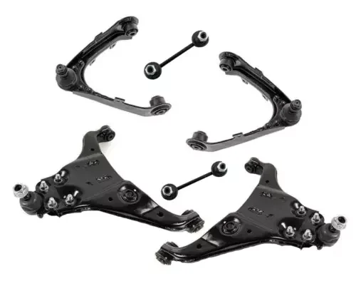 Dronehint 04-12 Colorado RWD With Coil Spring Upper Lower Control Arm  Sway Bar Link 6pcs (For: GMC) Parts