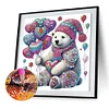 Diamond Painting-DIY Crystal Rhinestone Valentine Polar Bear