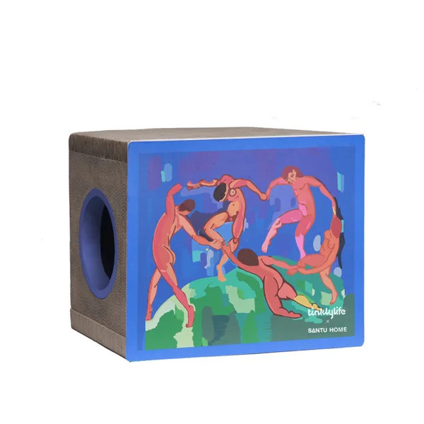 Santu Art Cat House And Scratcher (DIY) Dance
