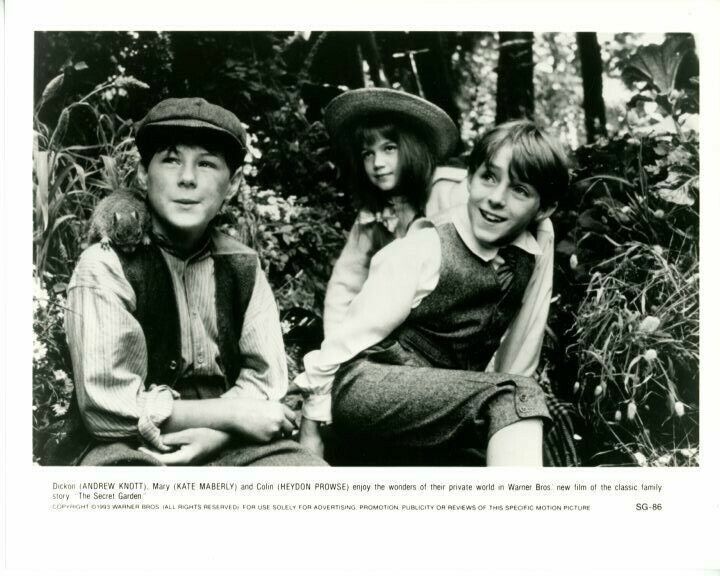 Andrew Knott Kate Maberly Heydon Prowse The Secret Garden Orig. Press 8X10 Photo Poster painting