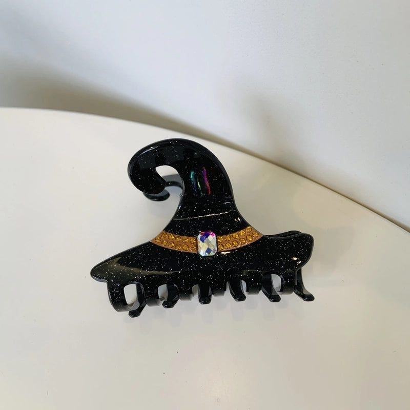 Halloween Cartoon Style Women’s Color Block Arylic Polishing Hair Claws