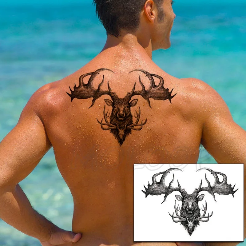 Temporary Tattoo Stickers Hands Together Peace Cross Fake Tatto Waterproof Tatoo Back Leg Arm Belly Big Size for Women Men Girl