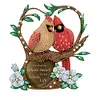 Christmas Cardinal-Partial Special Shaped Diamond Painting 30*30CM
