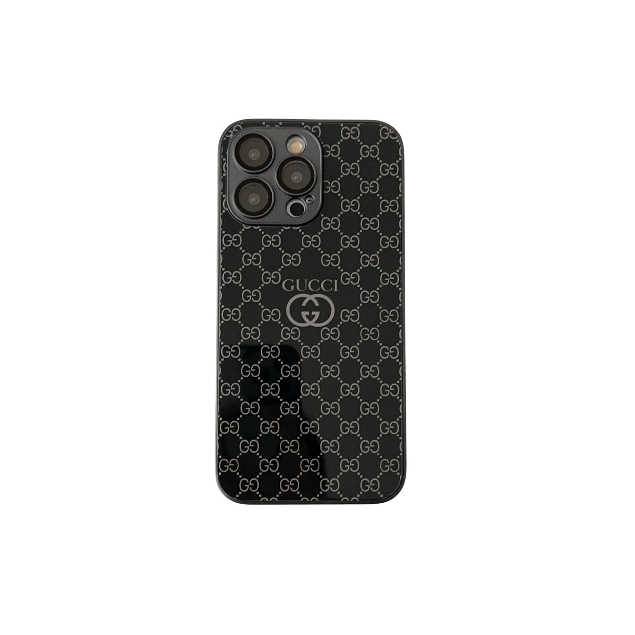 Gucci Monogram Glass Drop Protection Apple iPhone Case