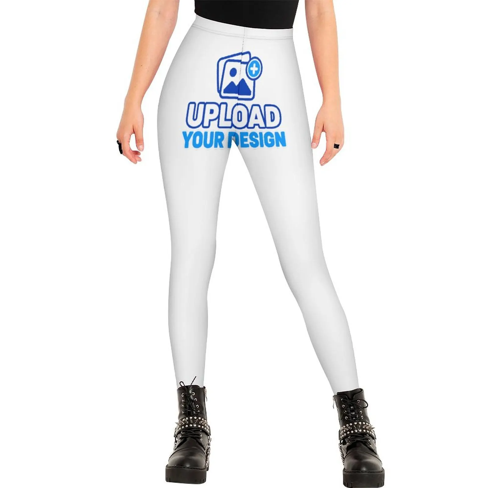 Custom High-Waist Stretch Full-Length Leggings product image 9