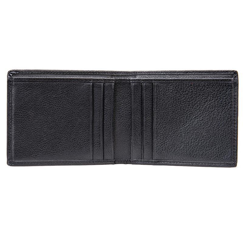 Retro Simple Solid Color Leather Wallet