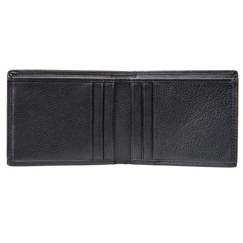 Retro Simple Solid Color Leather Wallet