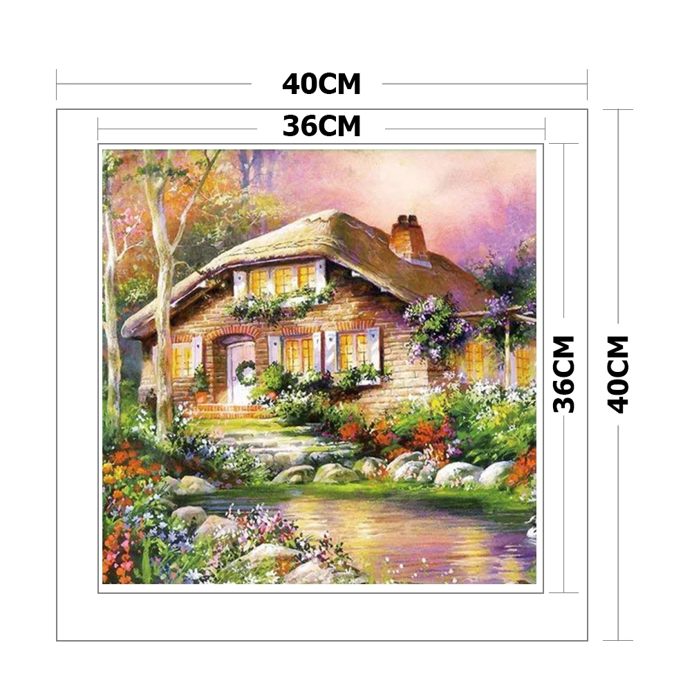11ct Stamped Cross Stitch - Light House(40*40cm)