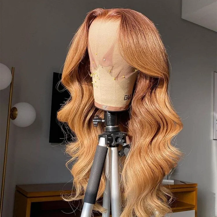 Warm Brown Classic Body Wave Lace Front Wig [CW1006]