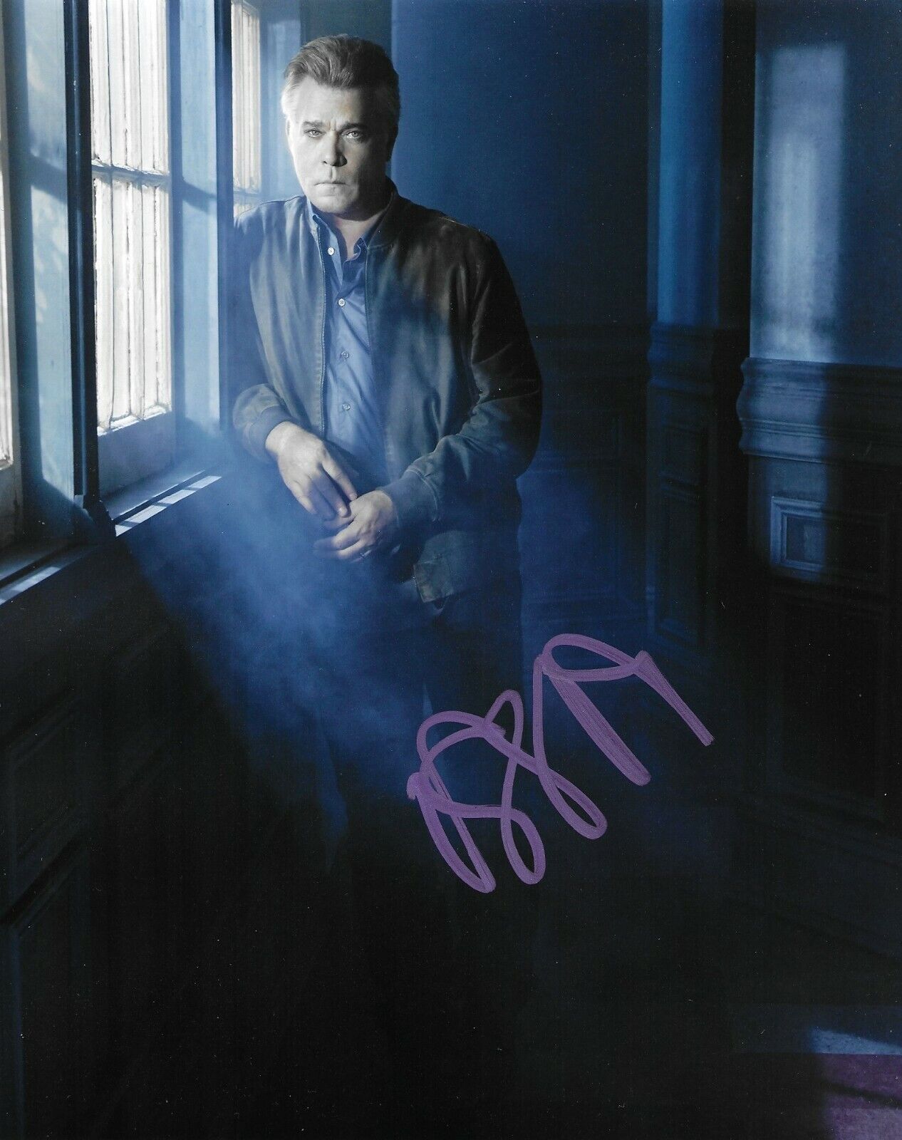 Ray Liotta Signed Shades Of Blue 10x8 Photo Poster painting AFTAL