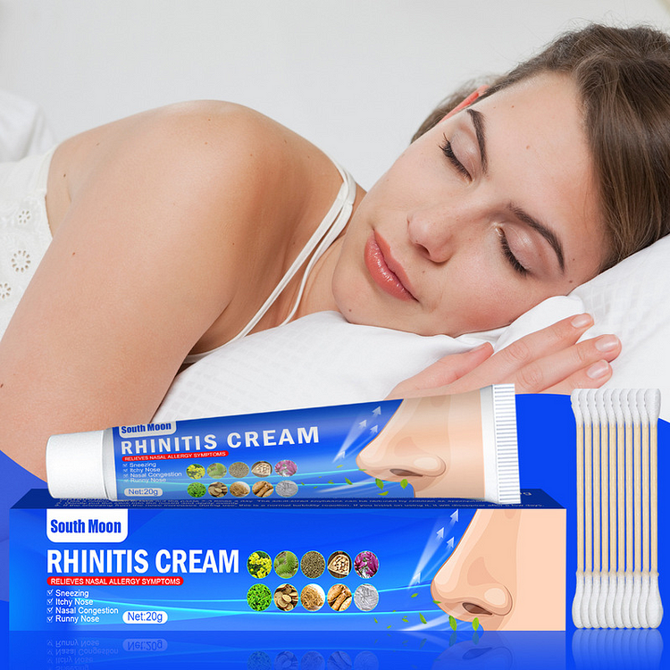 Rhinitis ventilation ointment-Cold, dry, runny nose, itchy nose, sneezing, stuffy nose, relieving relieving nursing cream for bi inflammation
