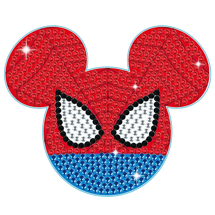 8PCS/Set Spiderman Diamond Painting Mosaic Sticker DIY Arts Crafts Kids  Gift New