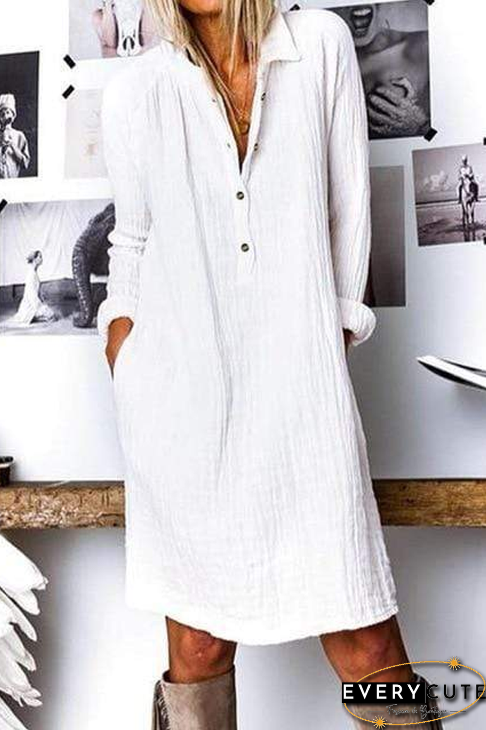 KarliDress Don't Miss Me Long Sleeve Dress P12503