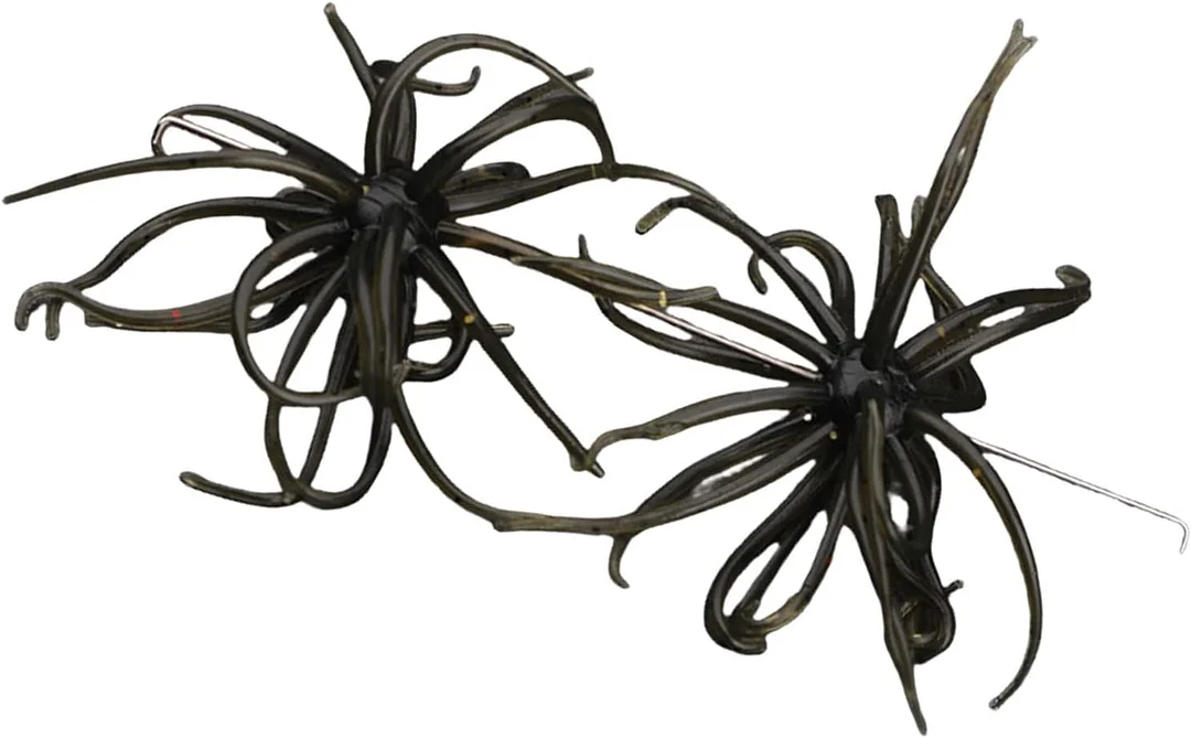 2Pcs Fishing Lures Soft Urchins Fish Lures Simulation Urchins Fishing Baits Soft Swimming Lures Slow Floating Lures Set