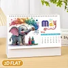 2026 DIY Calendar Diamond Painting Calendar Kit Diamond Art Paper Desk Calendar Kit