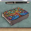 (US Local)Diamond Painting Storage Box DIY 5D Diamond Painting Jewelry Box for Women(Tree)