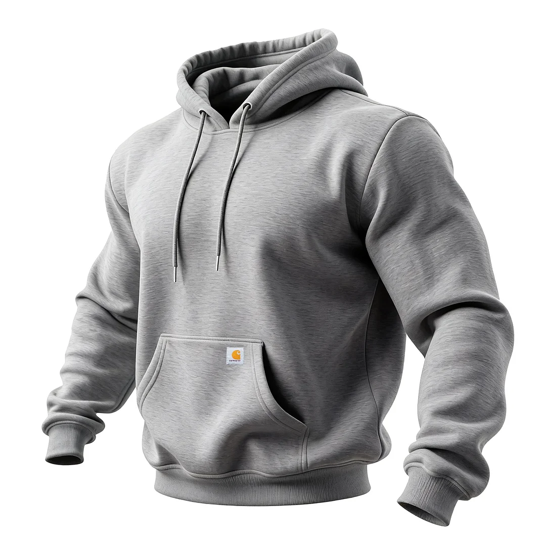 Unisex Loose And Comfortable Plush And Thickened Hooded Sweatshirt
