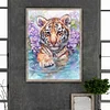 Diamond Painting-DIY Full Round Drill Tiger