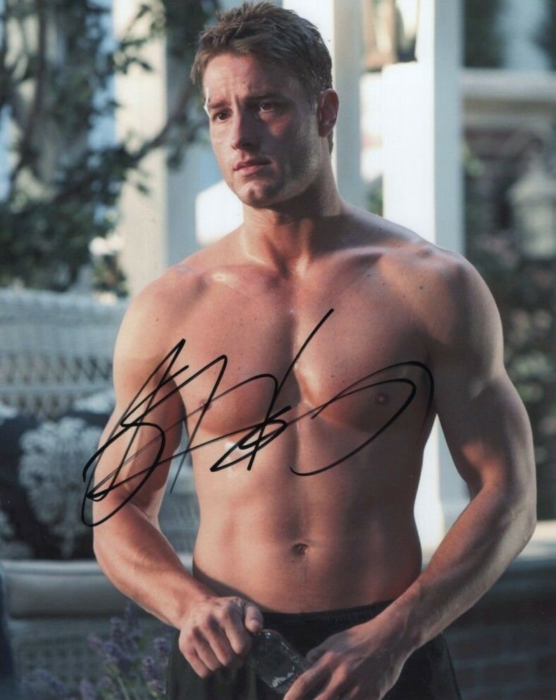 Justin hartley signed autographed this is us kevin pearson Photo Poster painting